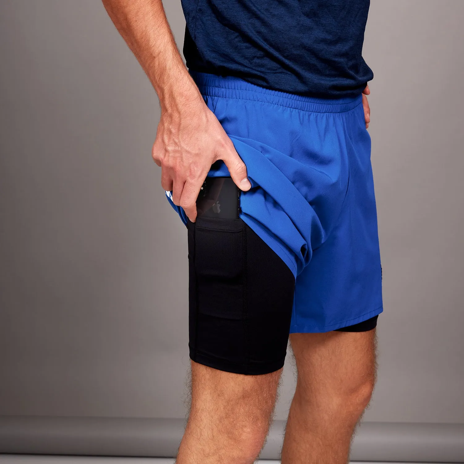 2 in 1 Pace Shorts 5''