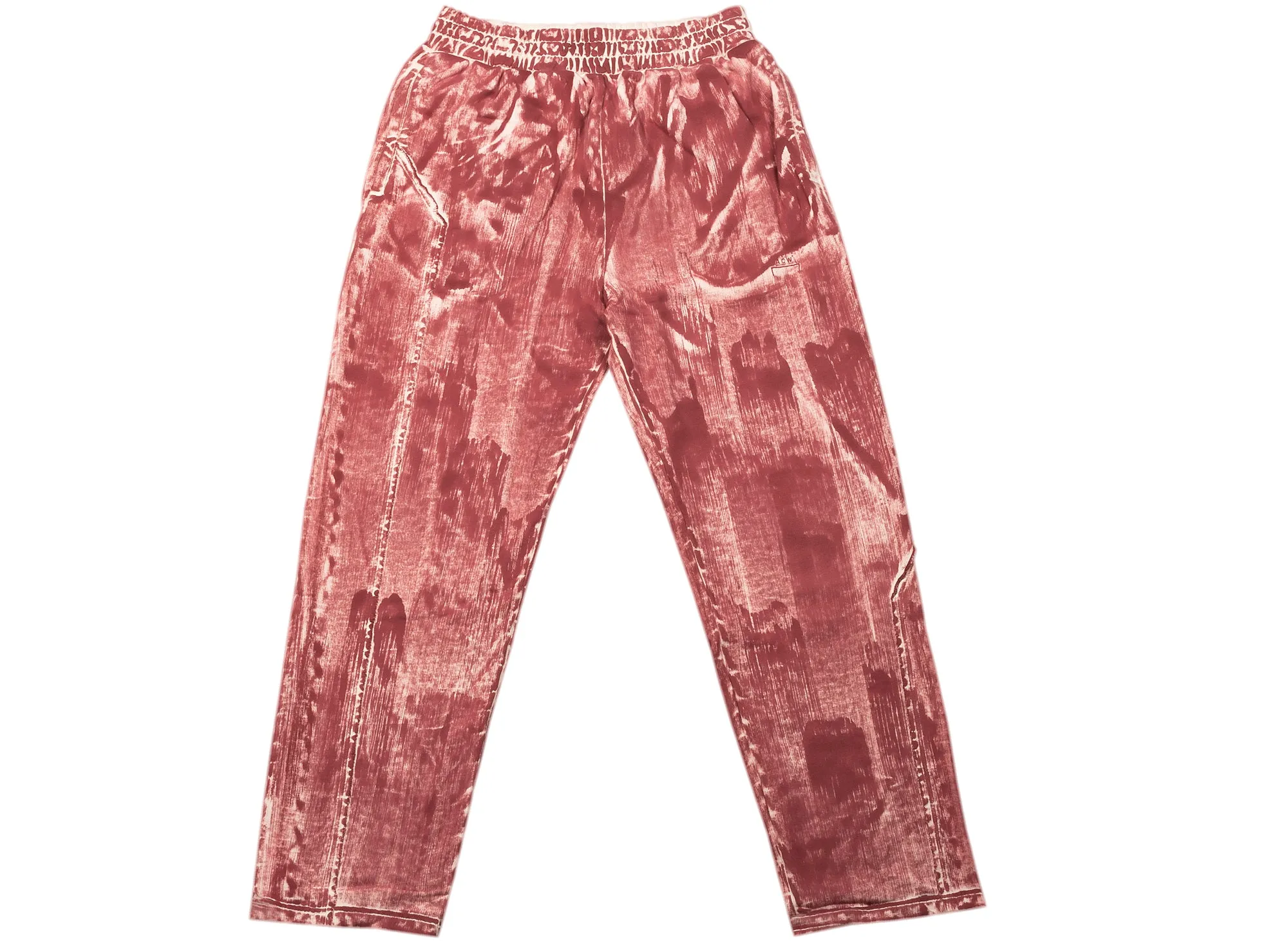 A-COLD-WALL* Corrosion Sweatpants in Deep Red