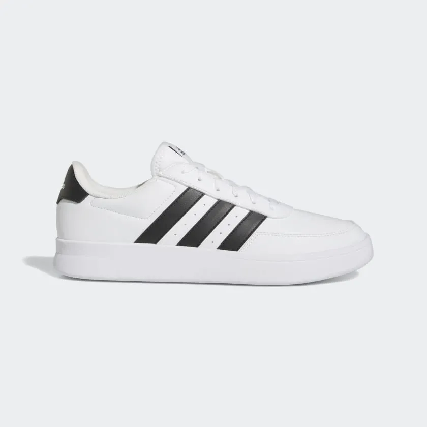 ADIDAS MEN'S BREAKNET 2.0 WHITE/BLACK SHOES