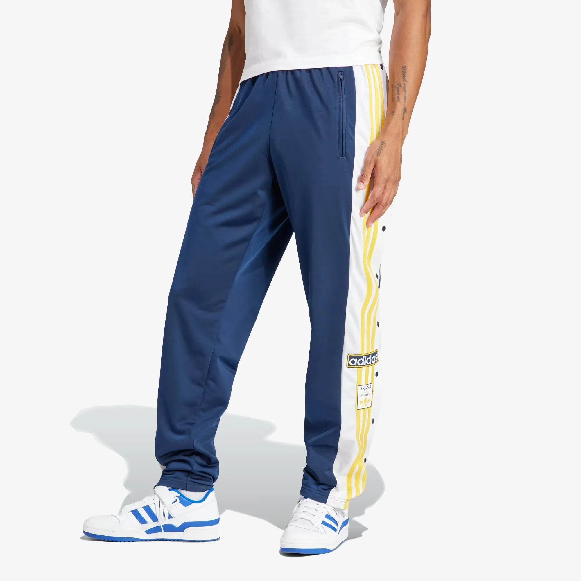 Adidas Originals | ADICOLOR CLASSICS ADIBREAK PANTS  { NIGHT INDIGO/BOLD GOLD/WHITE