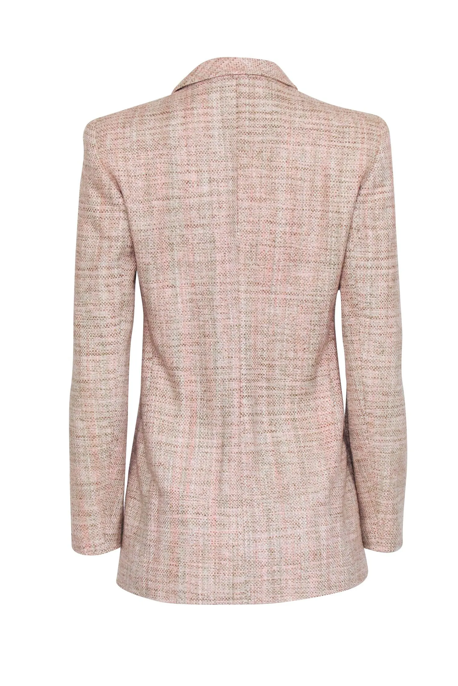 Akris - Beige & Blush Tweed Blazer Sz 6