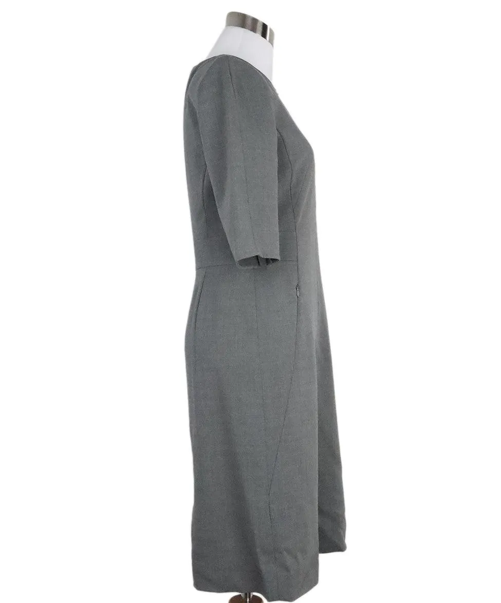 Akris Grey Wool Dress sz 6