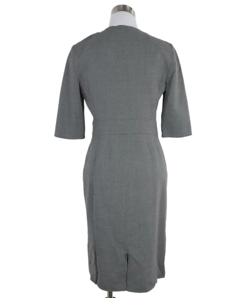 Akris Grey Wool Dress sz 6