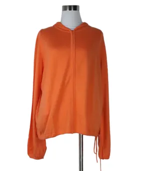 Akris Orange Cashmere Hoodie Set sz 12