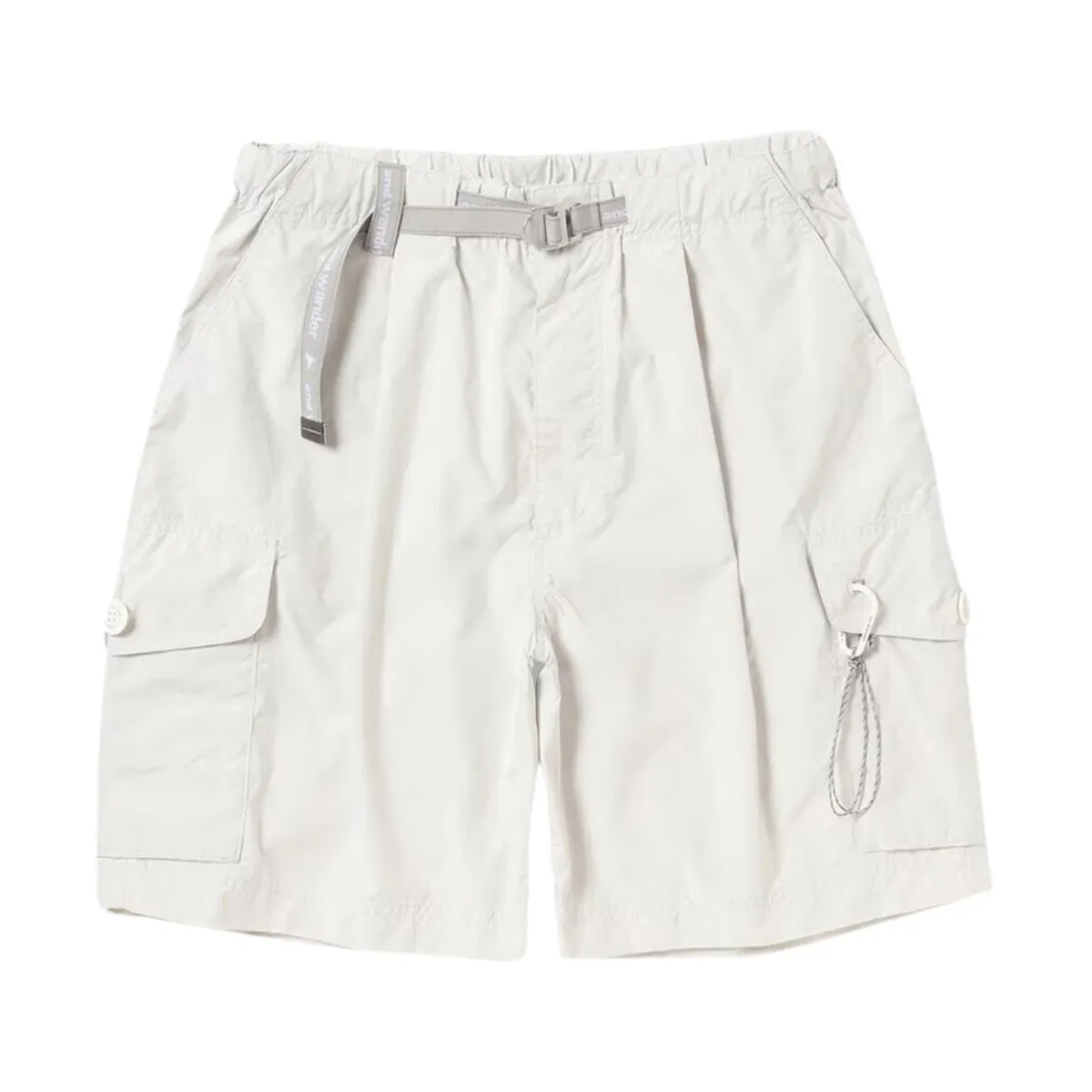 And Wander Men's Oversized Cargo Short Beige