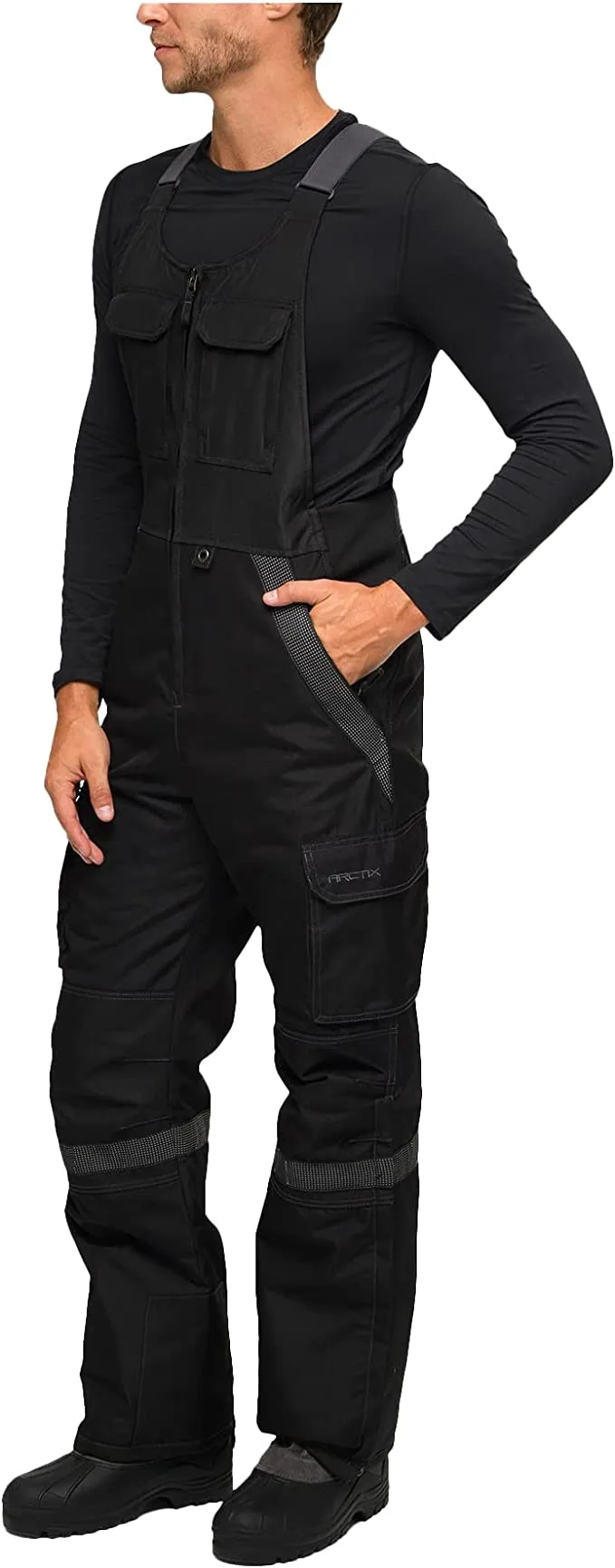 Arctix Men's Tundra Ballistic Bib Overalls With Added Visibility