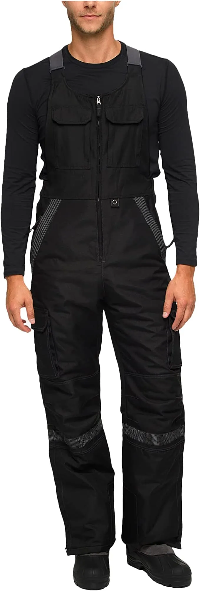 Arctix Men's Tundra Ballistic Bib Overalls With Added Visibility