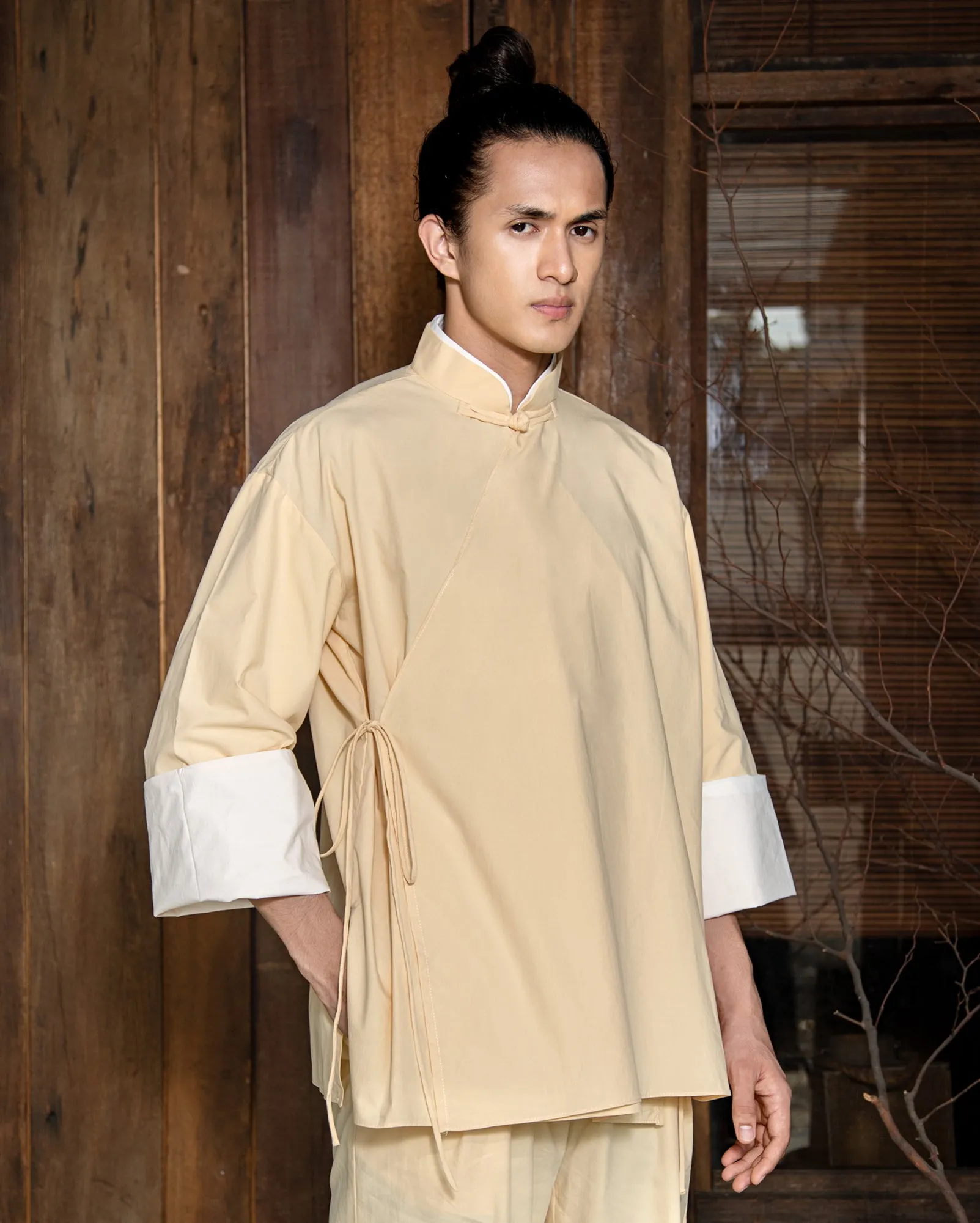 Baju Silang Cina (Yellow Cream)