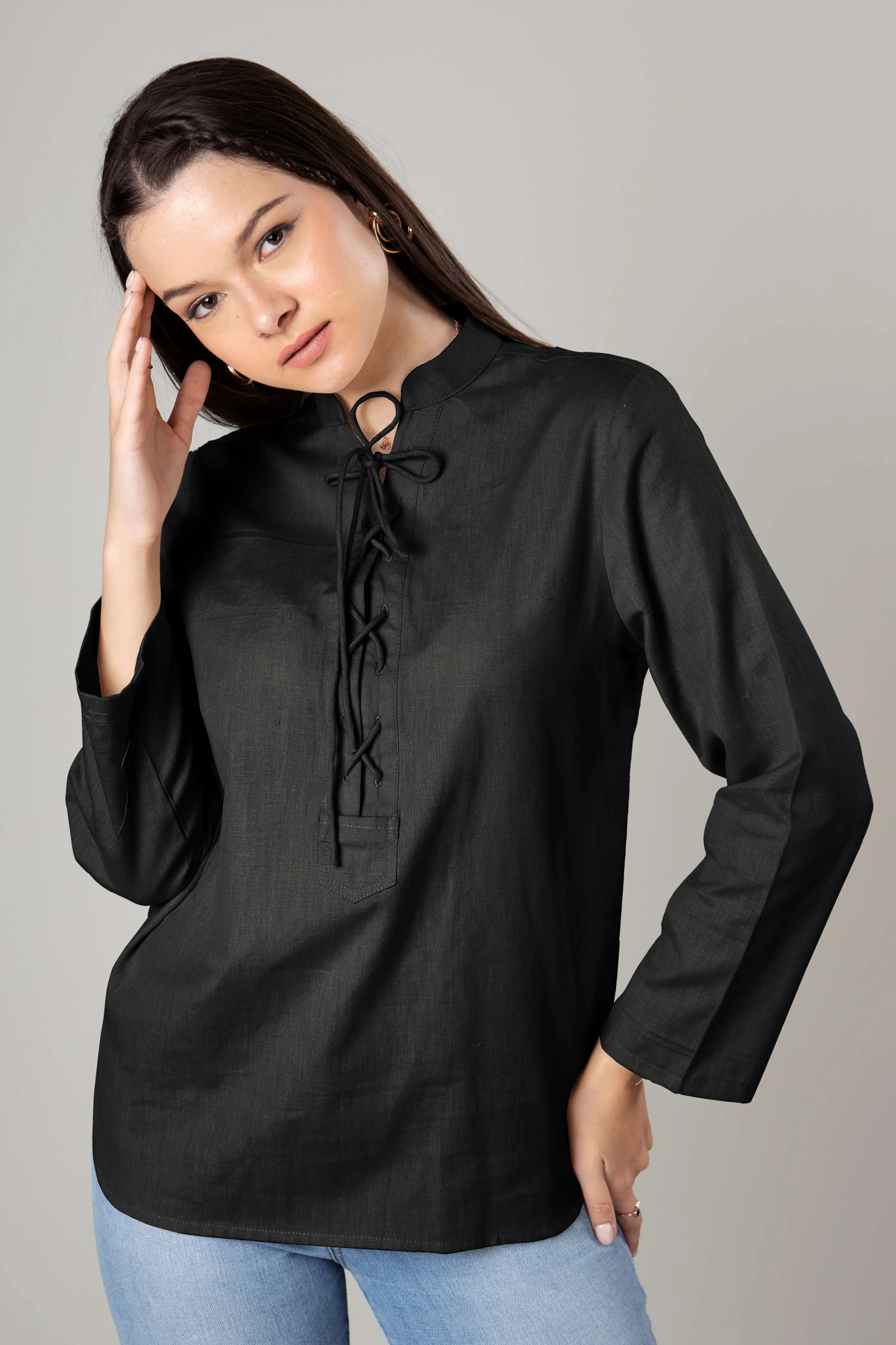 Beautiful Retro Cotton Top For Women