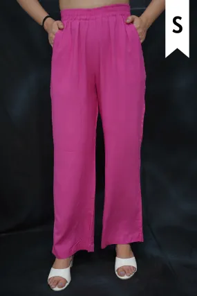 Berry Pink Rayon Kurti Pant