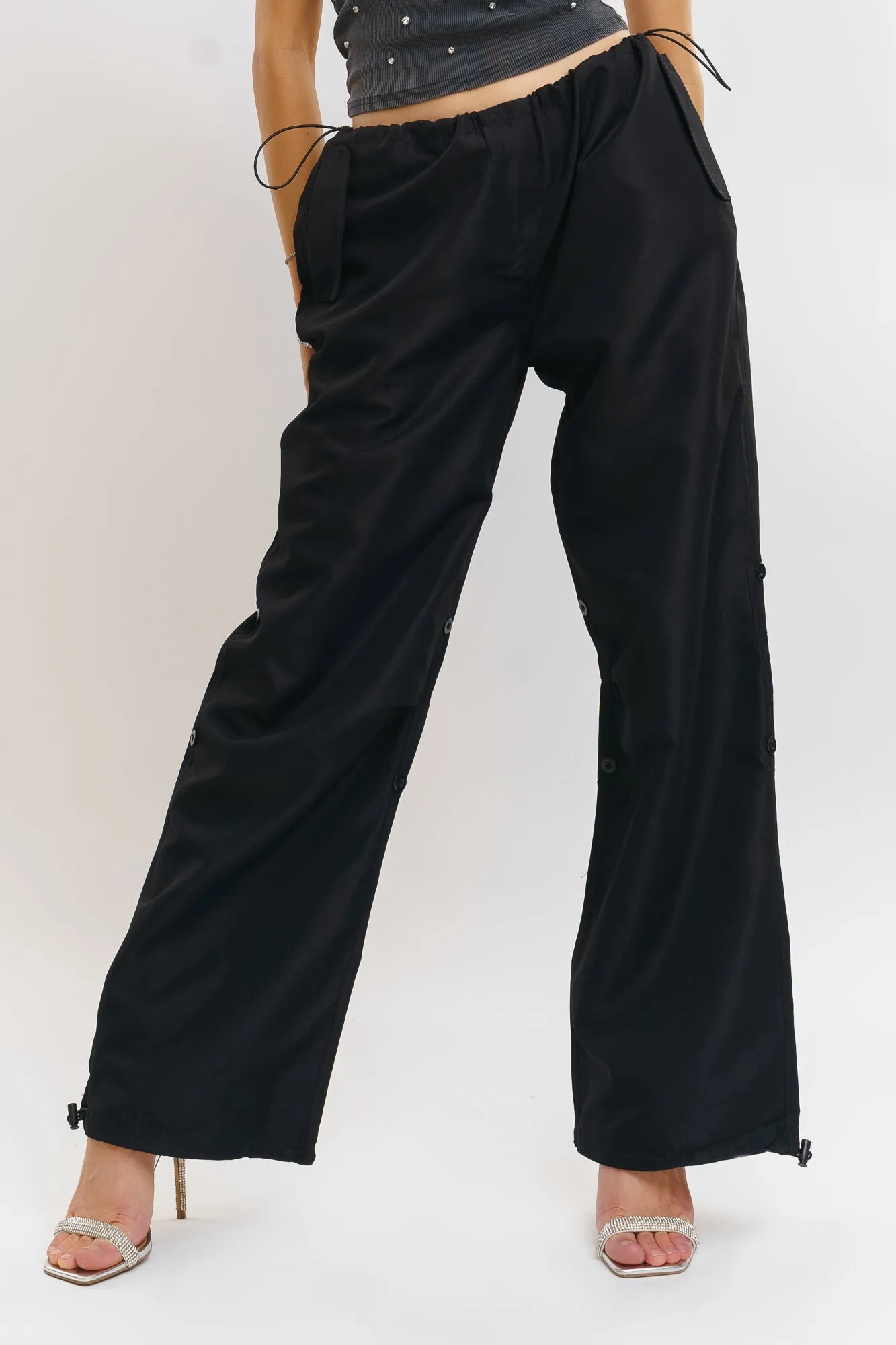 Black Parachute Pants