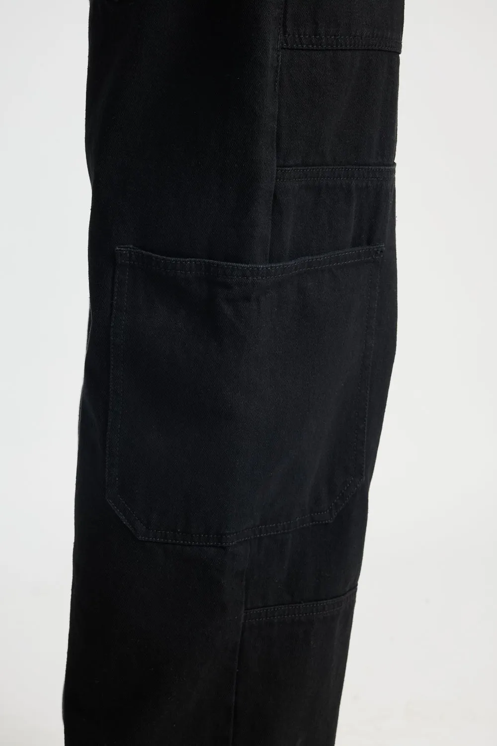 Black Pocket Men's Cargo Pants