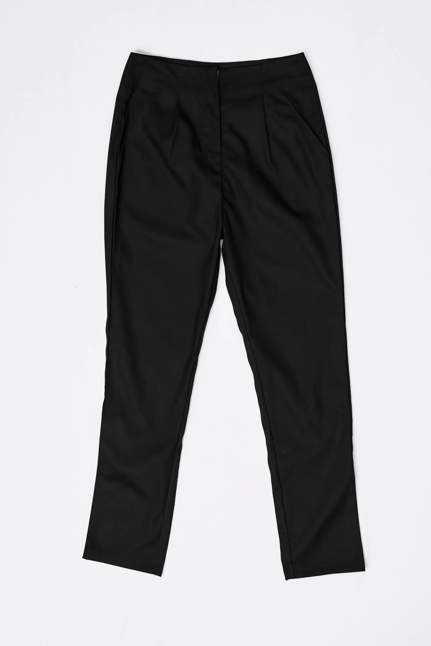 Black Straight Fit Trouser