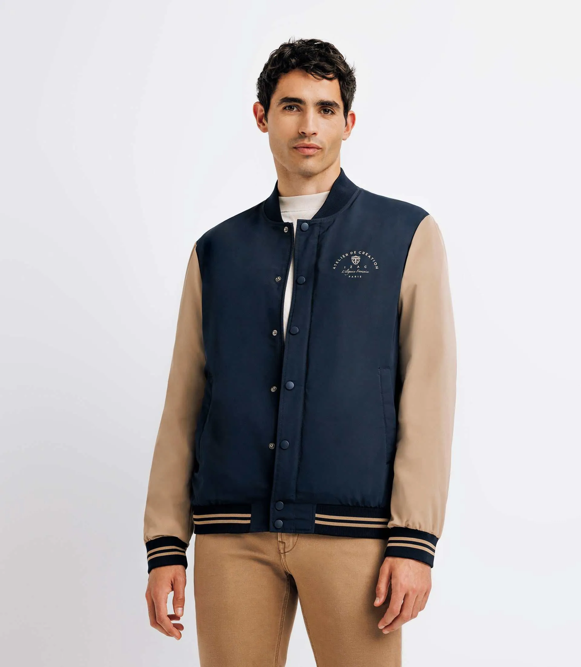 Blouson teddy sport marine