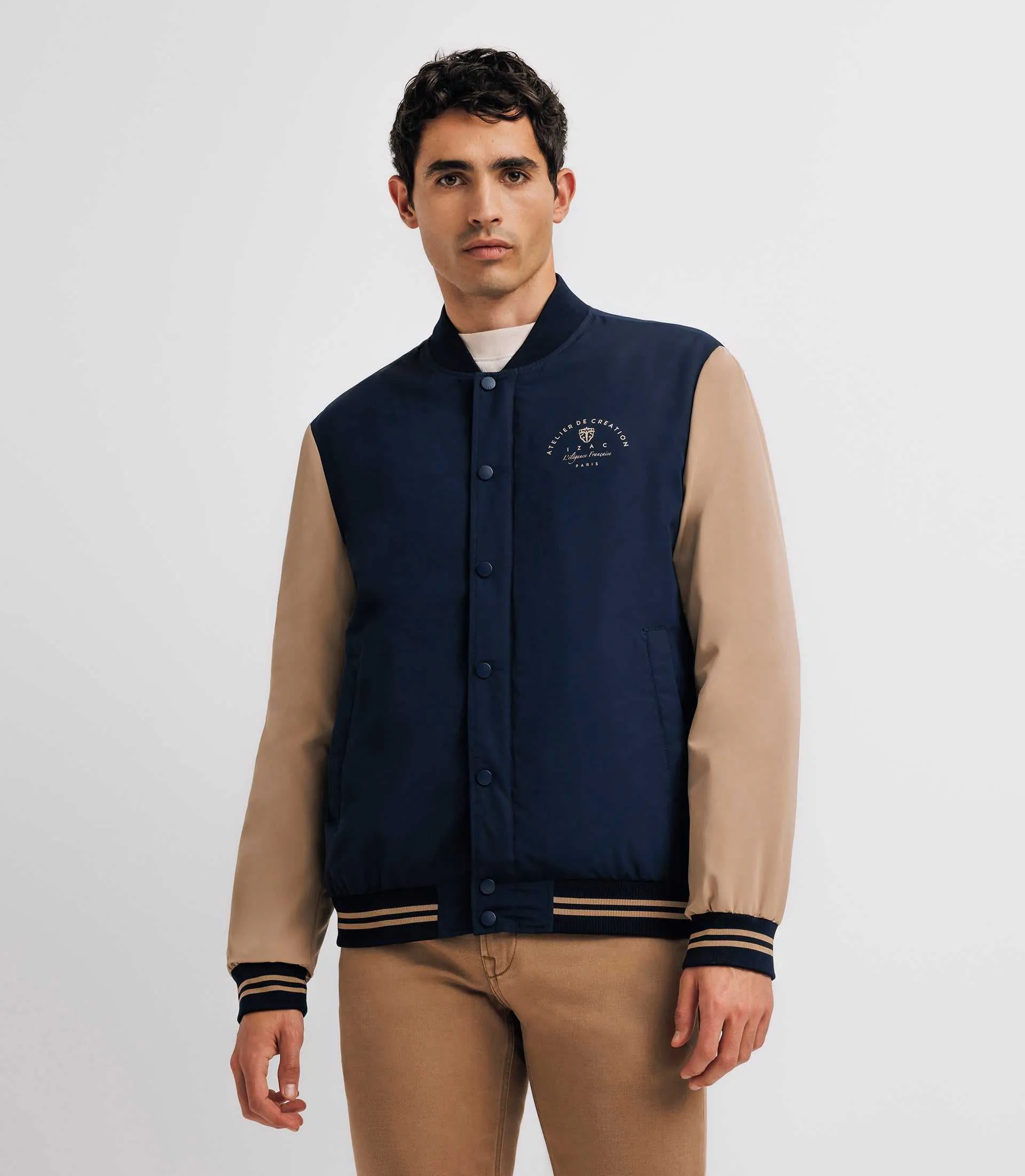 Blouson teddy sport marine