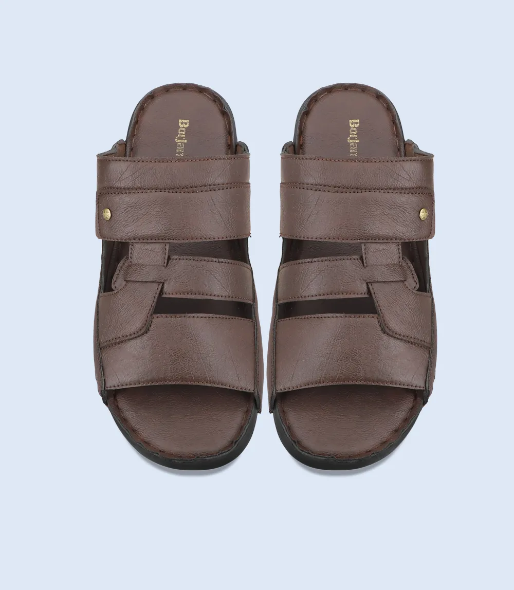 BM5528-BROWN-Men Slipper