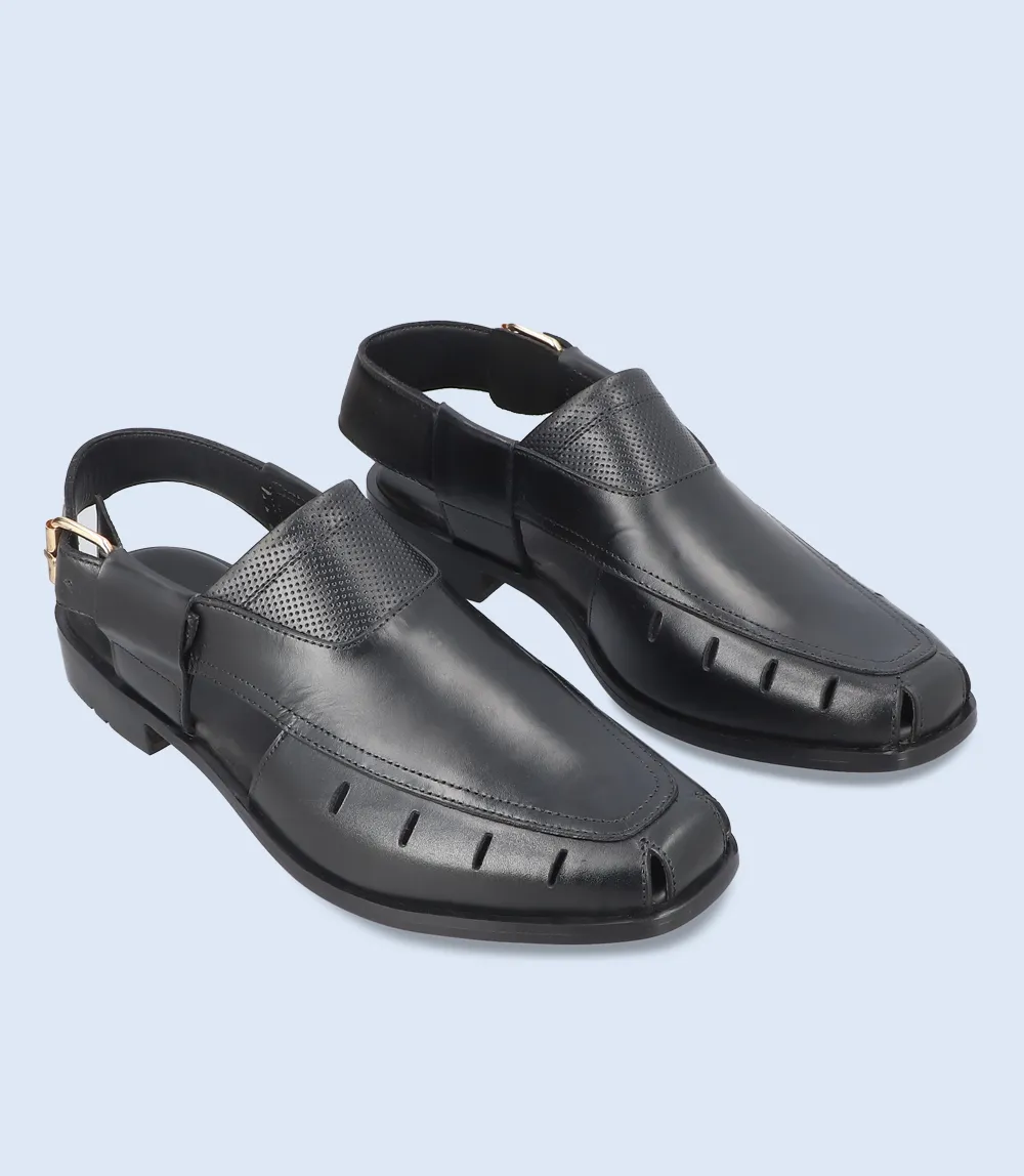 BM5613-BLACK-Men Peshawari's