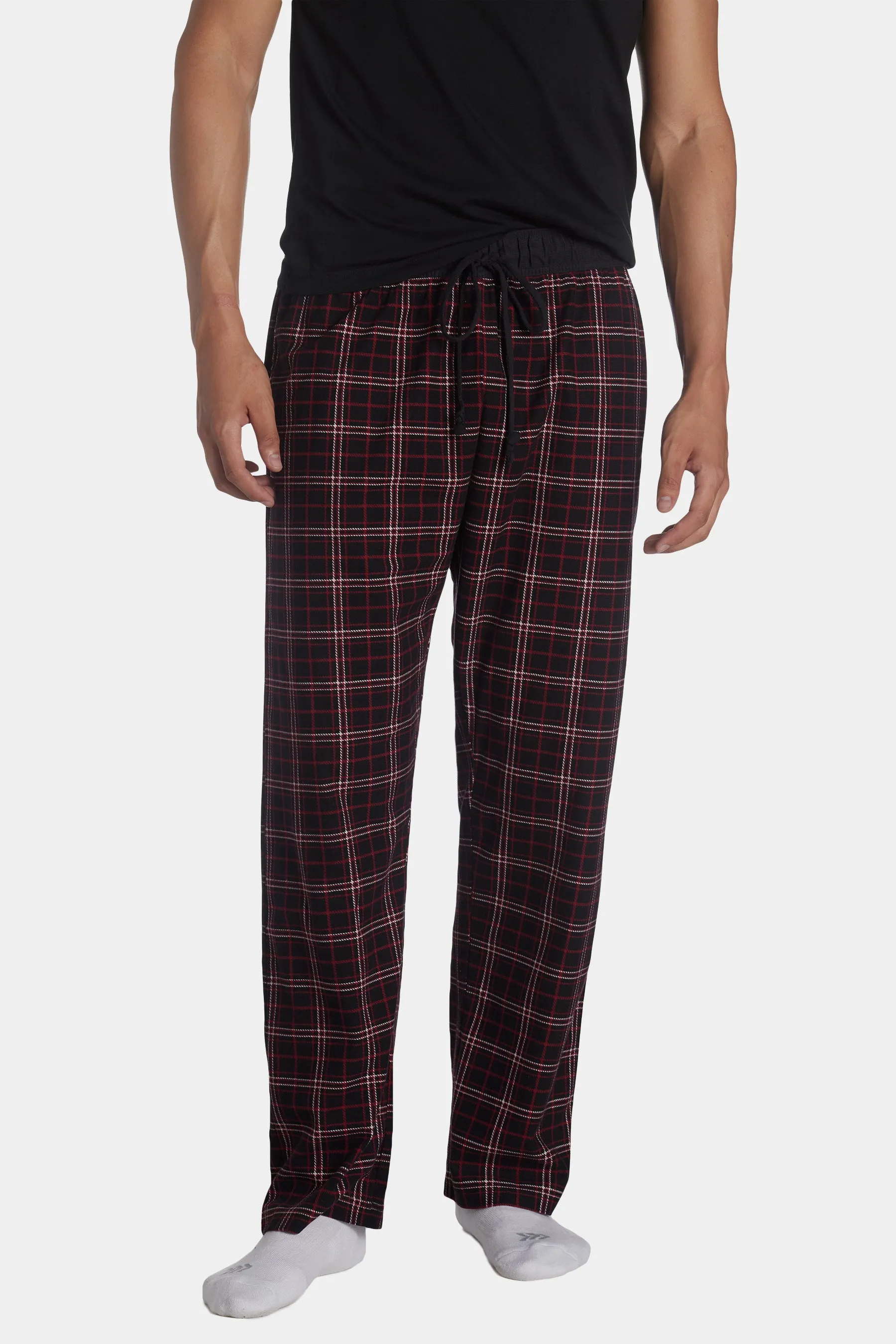 Brushed Flannel Drawcord Waist Lounge Pant