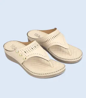 BW9846-FAWN-Women Chappal