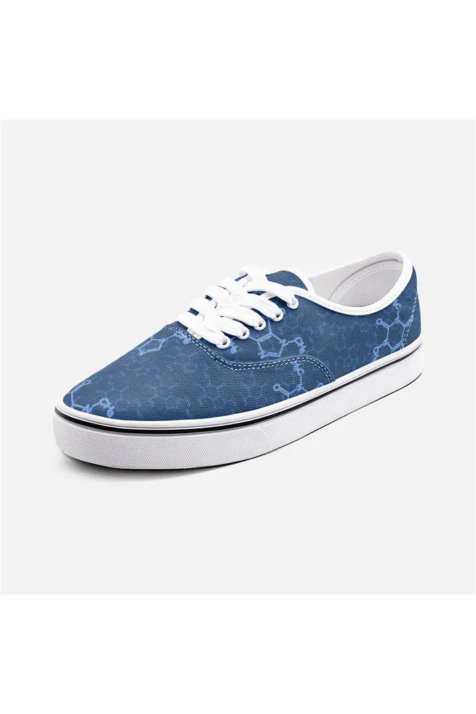 Caffeine Molecule Unisex Canvas Sneakers