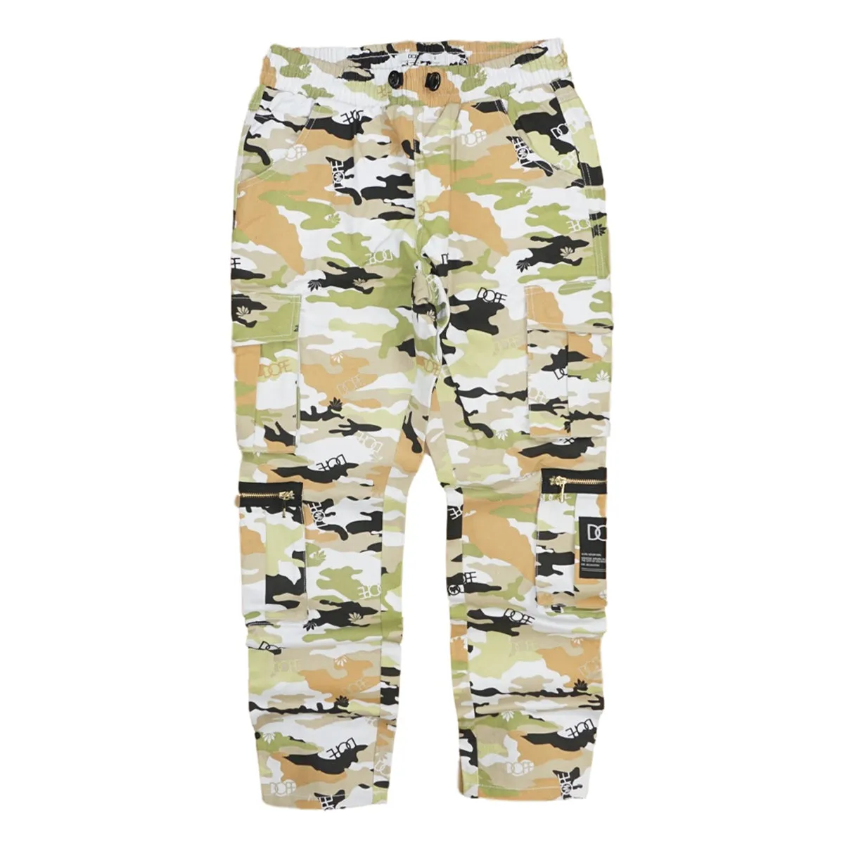 Camo Sateen Pants (Guac) / D11