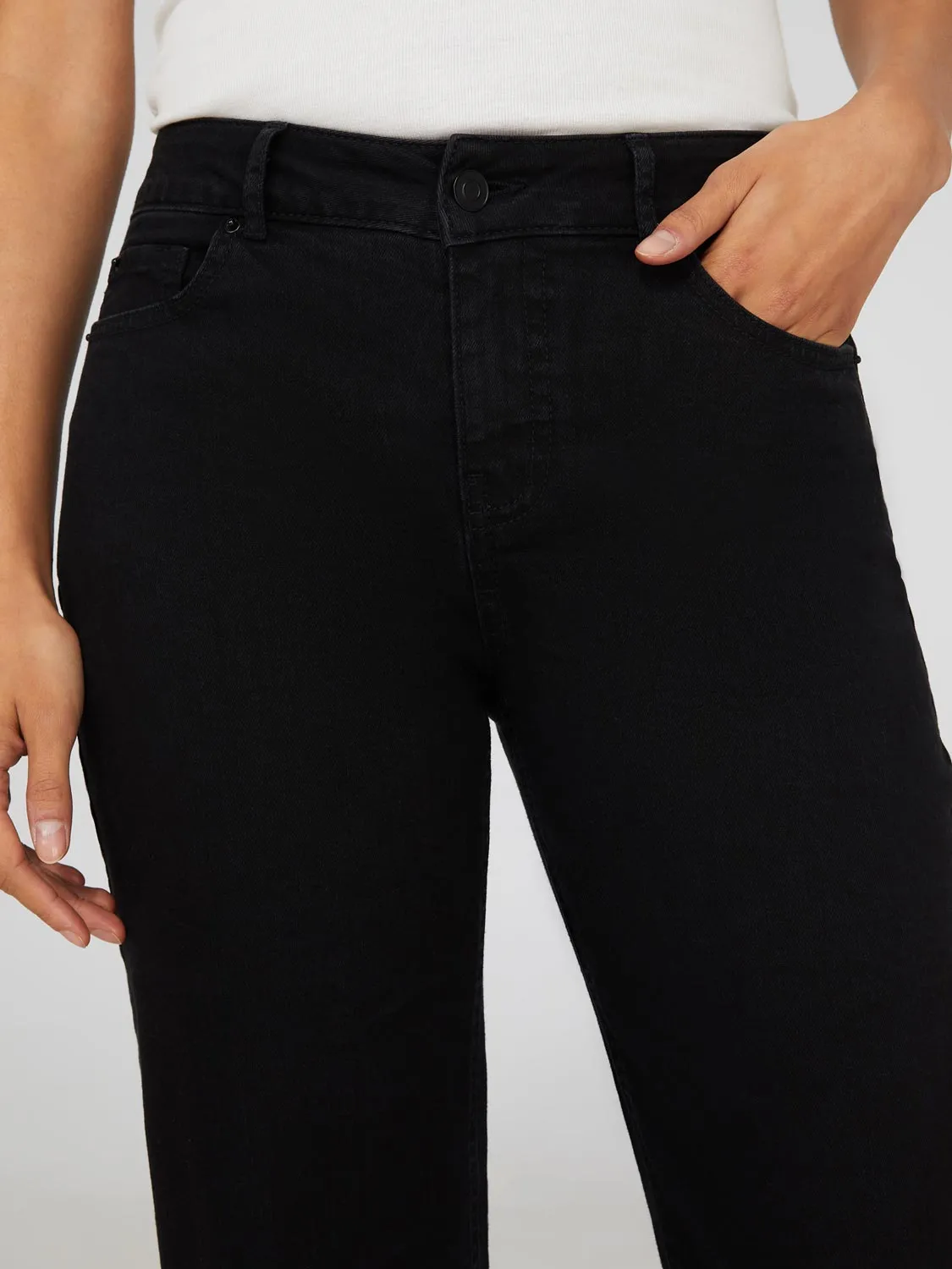 Classic Rise Straight Leg Jeans