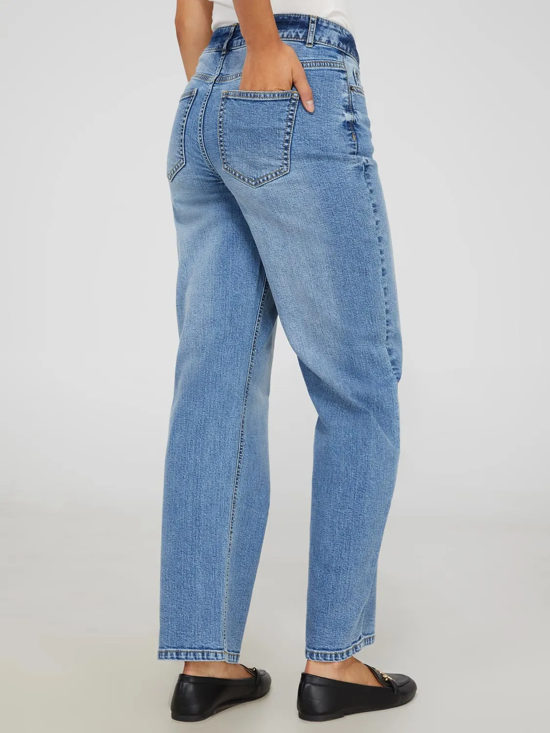 Classic Rise Straight Leg Jeans