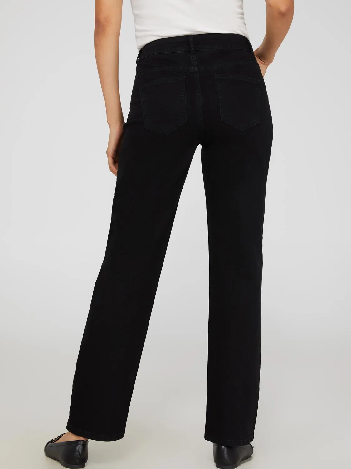 Classic Rise Straight Leg Jeans