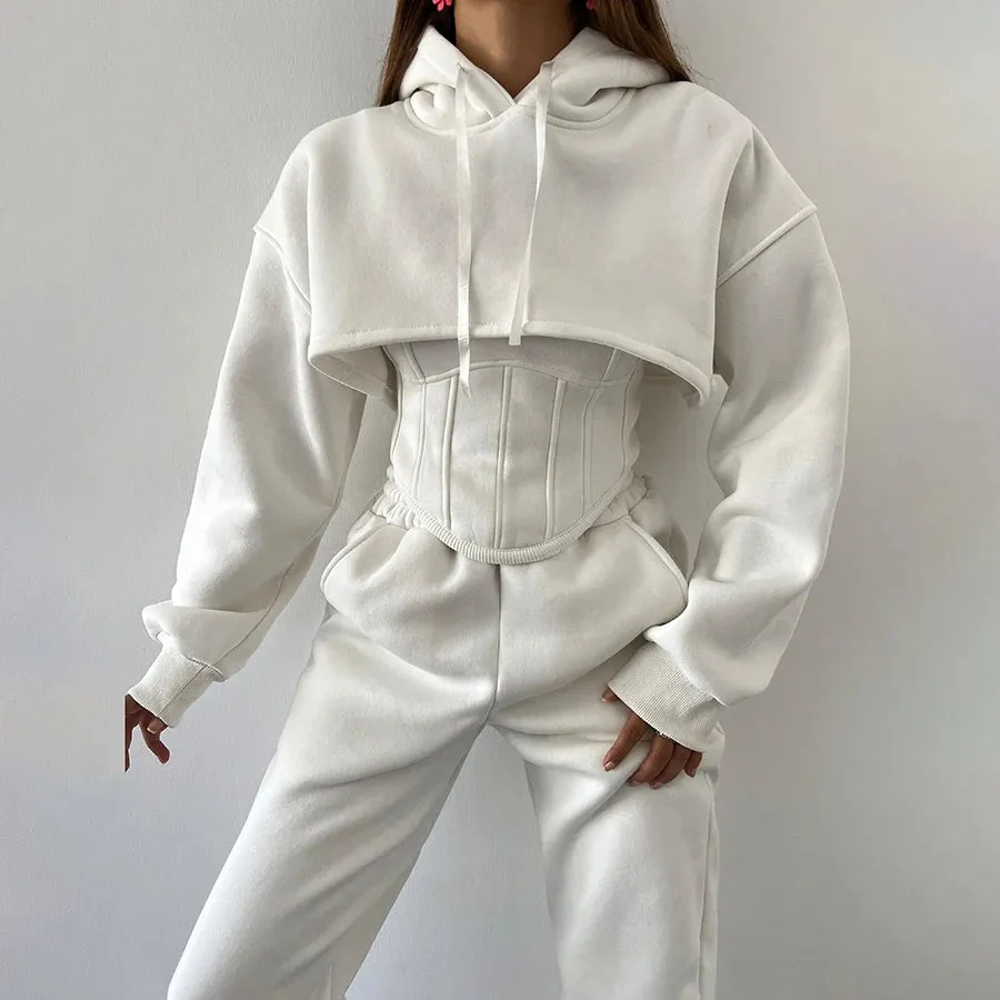 Sure! Here’s an optimized title for your e-commerce product:

Chic Womens 3-Piece Jogger Set: Classic Tank Top, Long Sleeve Crop Top & Stylish Bandage Pants for Trendy Streetwear

This title adds modifiers to highlight the style, functionality, and fashion appeal of the product.