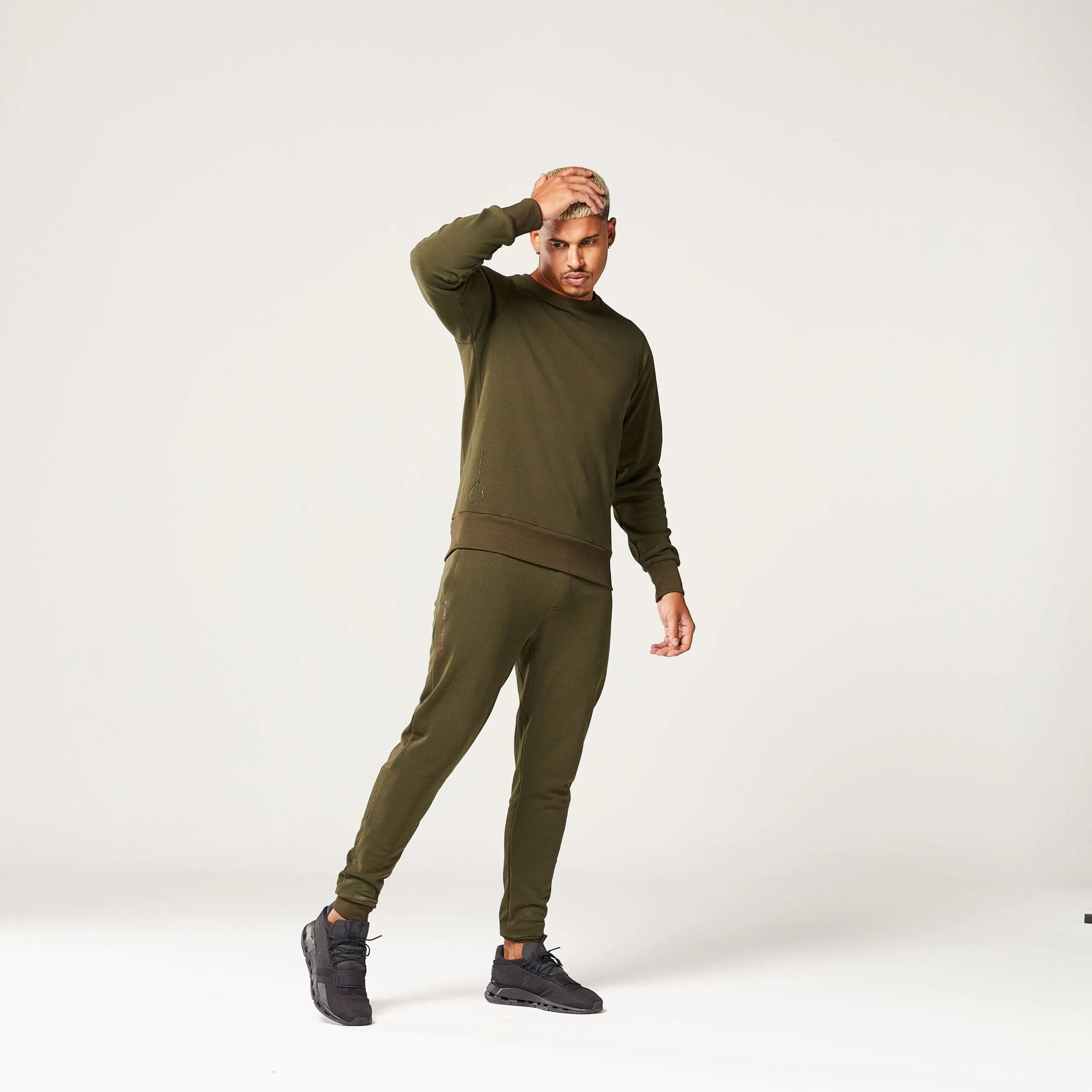 Code Crew Sweatshirt - Mid Khaki