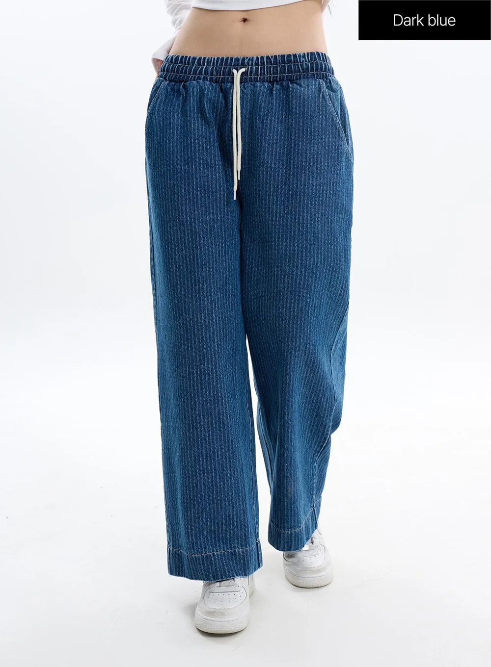 Corduroy Pants with Banding IF413