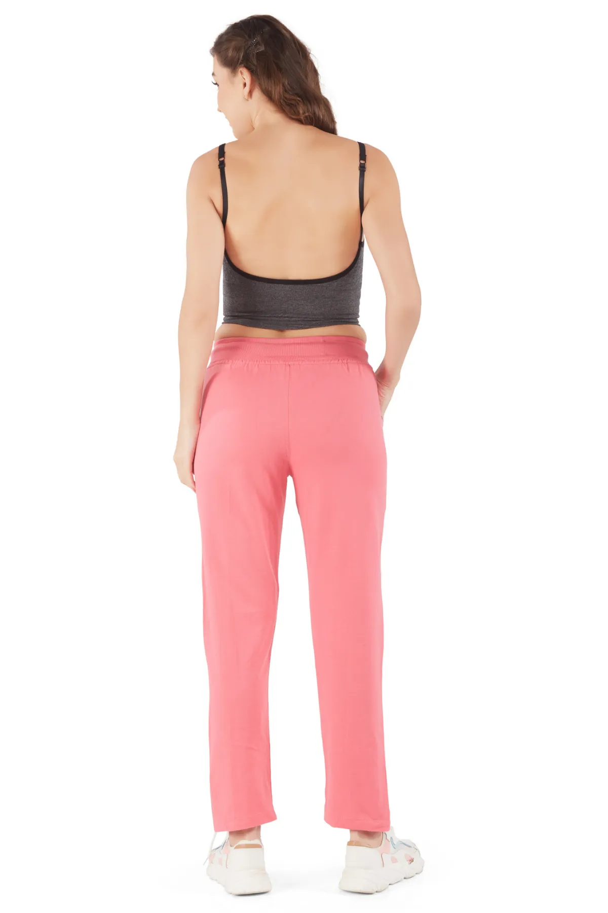 Cotton Regular Fit Lounge Pants For Women