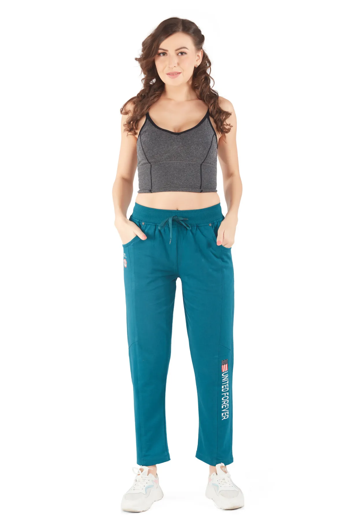 Cotton Regular Fit Lounge Pants For Women