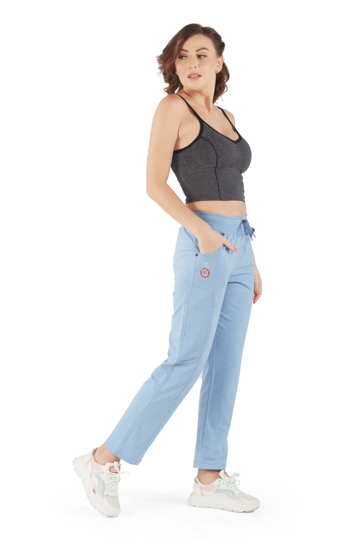 Cotton Regular Fit Lounge Pants For Women