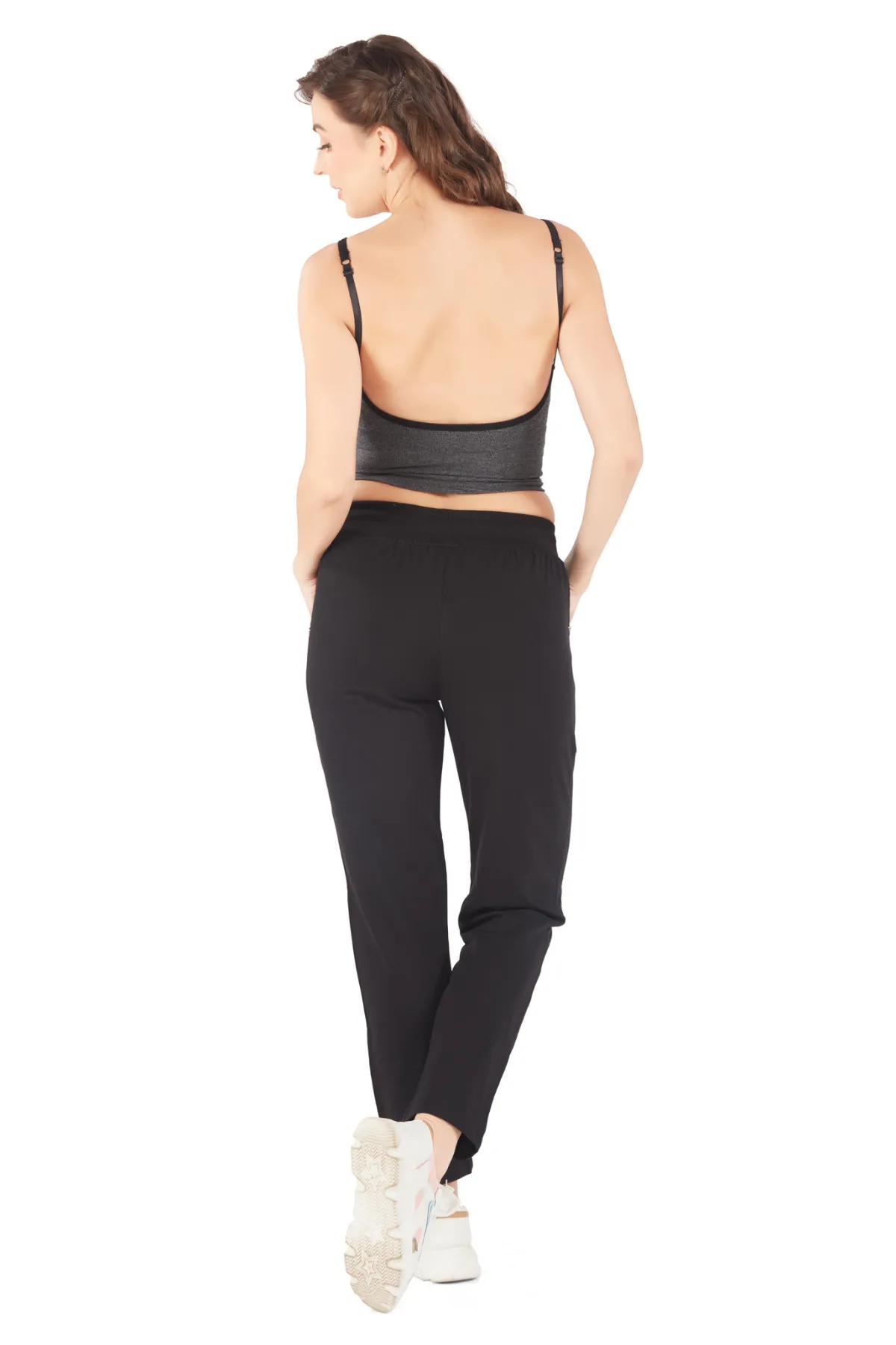 Cotton Regular Fit Lounge Pants For Women