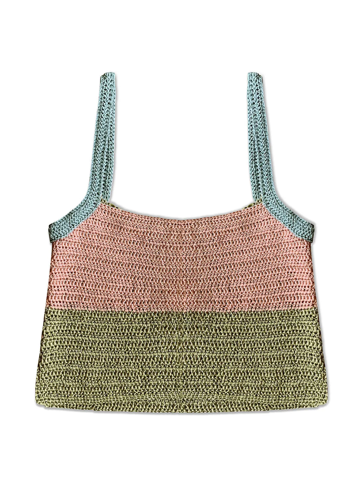 Crochet Color-Block Top