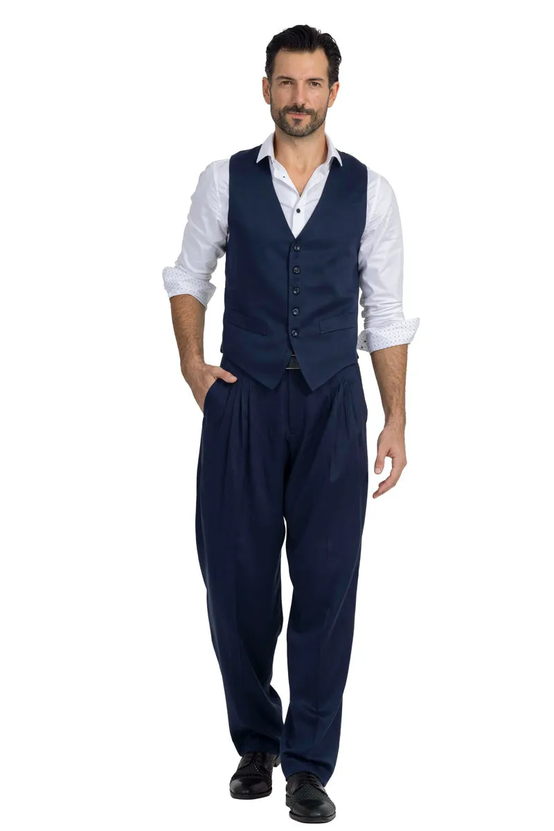 Dark Blue Men's Tango Outfit