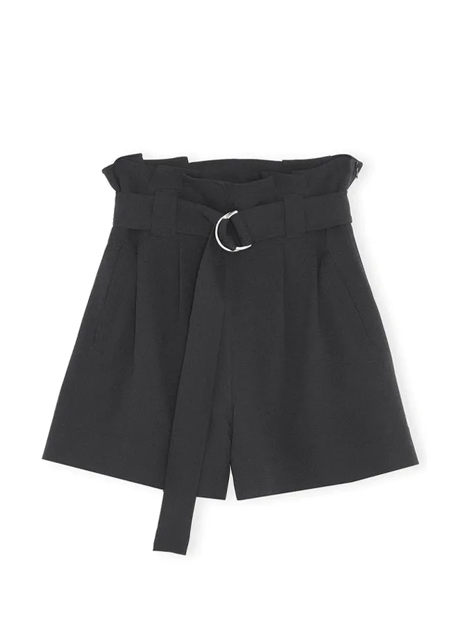 Drapey Structure Belt Wide Shorts F6975