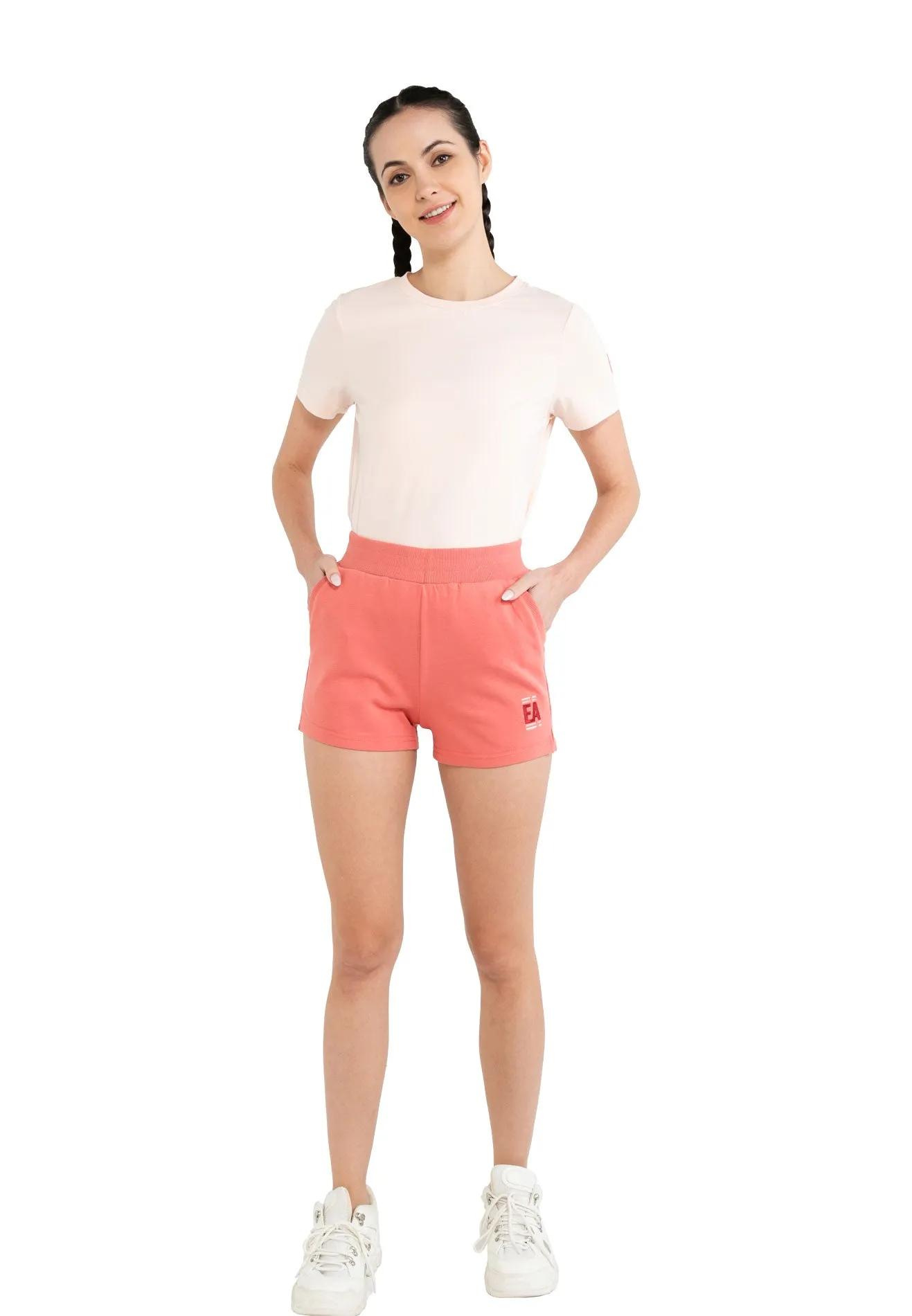 ELLE Active Classic Logo Shorts With Pockets