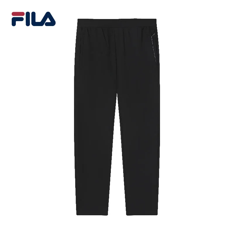 FILA CORE Men's DESIGN MUSEUM DENMARK WHITE LINE BLUE Knit Pants in Black (Unisex)