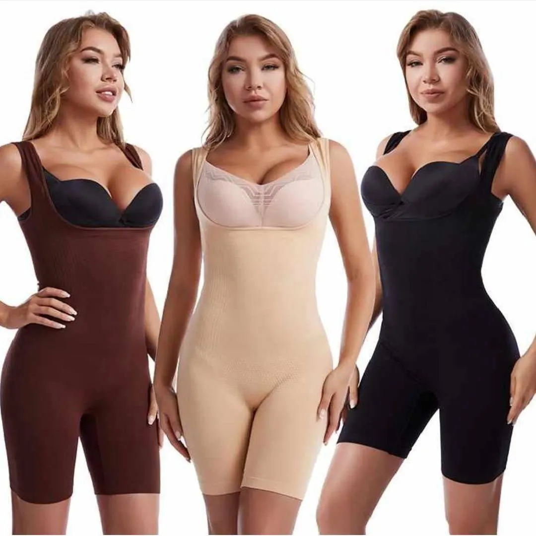 Full Body Shaper for Woman Bodysuit Waist Trainer Cincher Corset Tummy Control Thigh Slimmer Shapewear