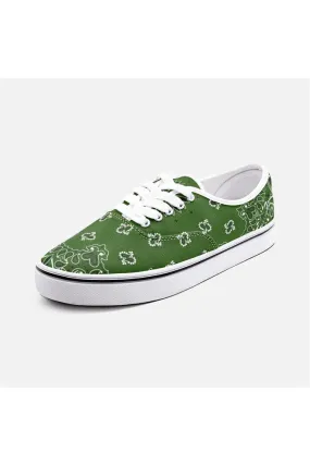 Go Green Bandana Unisex Canvas Sneakers