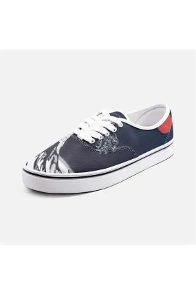 Great Wave Off Kanagawa Unisex Canvas Sneakers