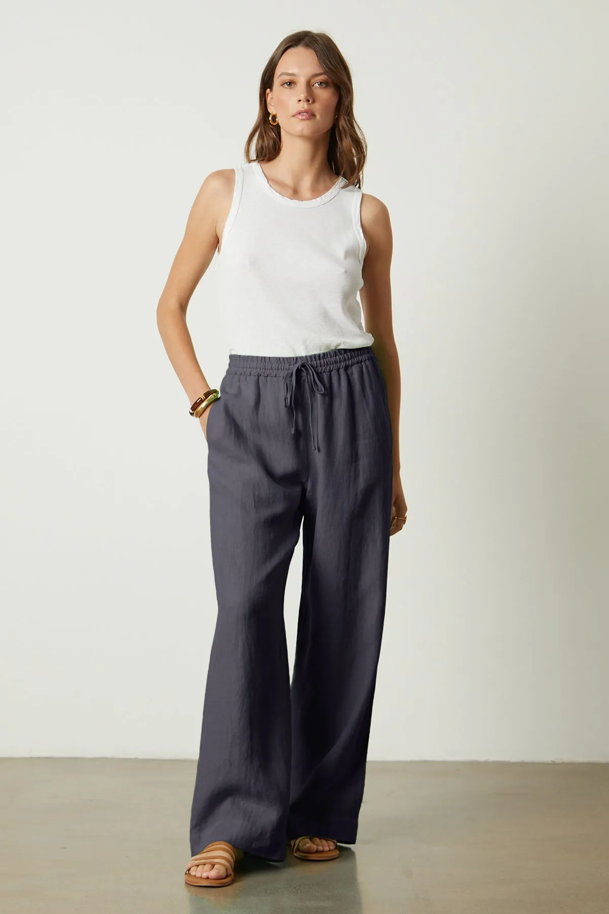 GWYNETH HEAVY LINEN PANT