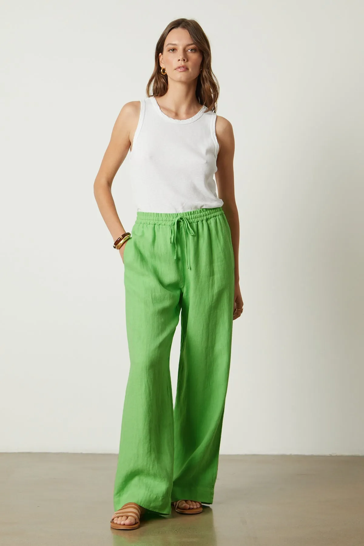 GWYNETH HEAVY LINEN PANT