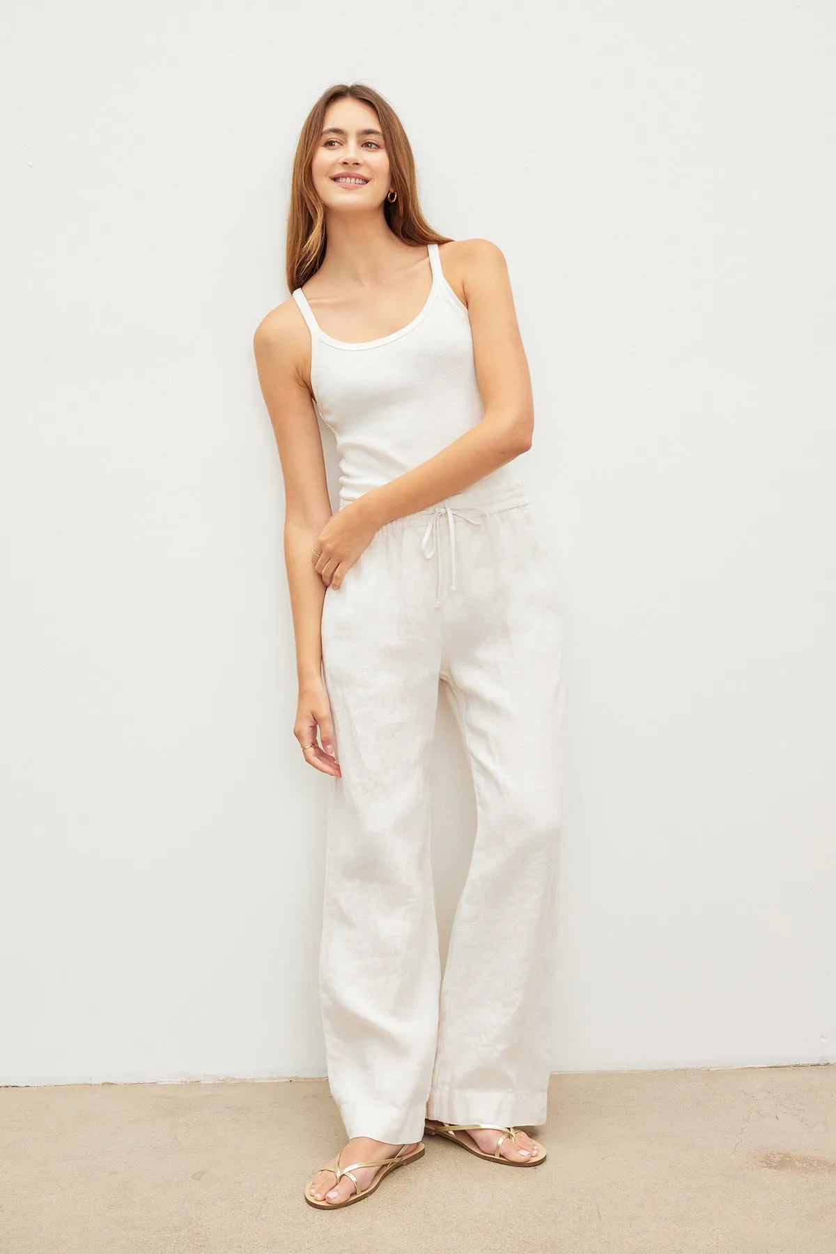 GWYNETH HEAVY LINEN PANT