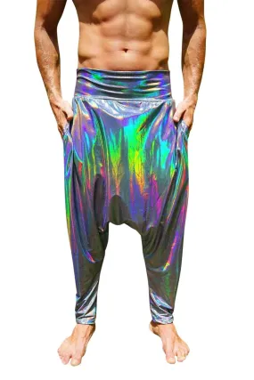 Holographic Harem Pants - Chromatic