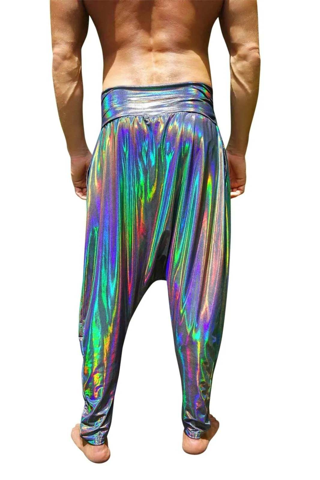 Holographic Harem Pants - Chromatic