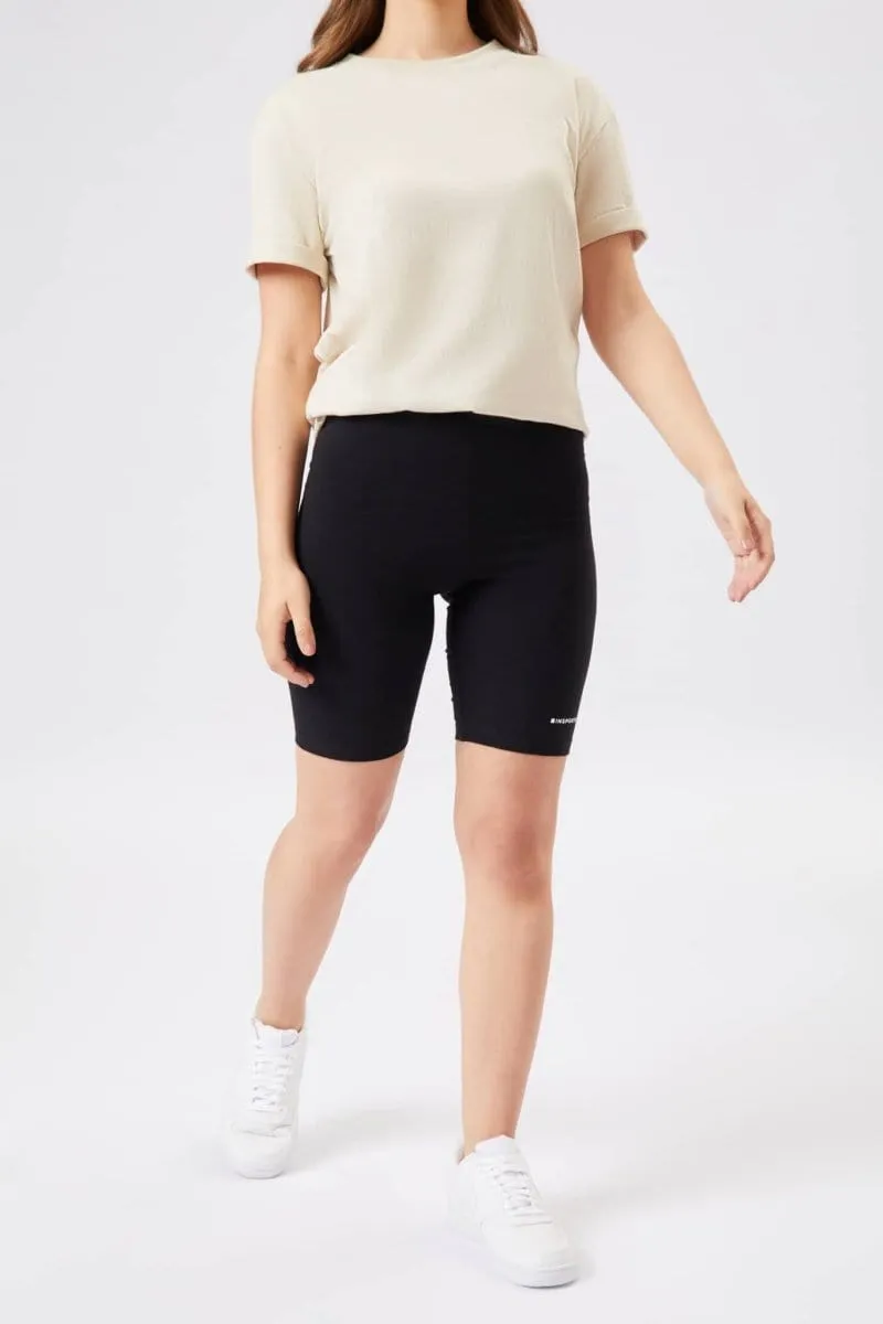 INSPORT WOMEN'S LUNAR BLACK BIKE SHORTS