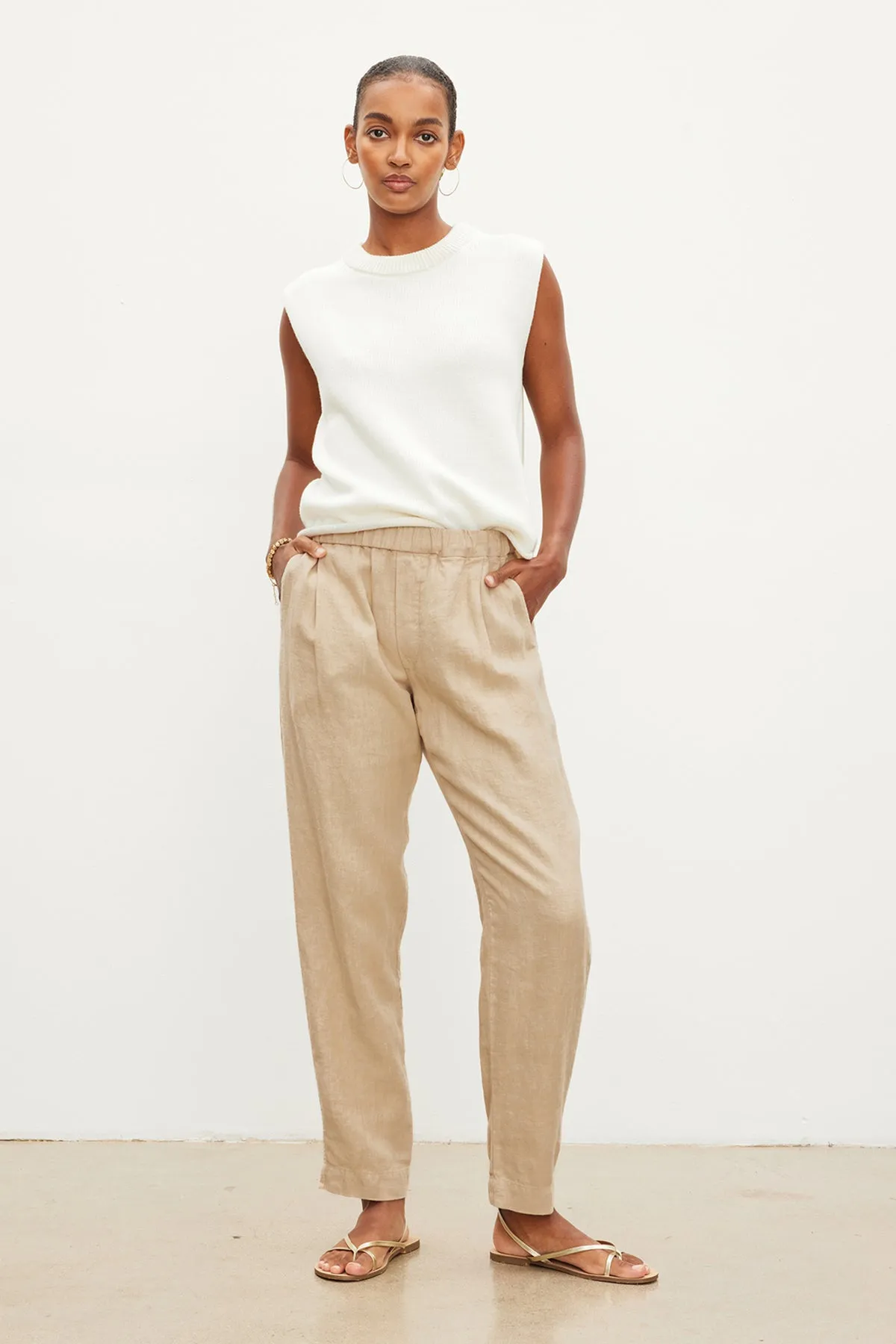 JESSIE HEAVY LINEN PANT